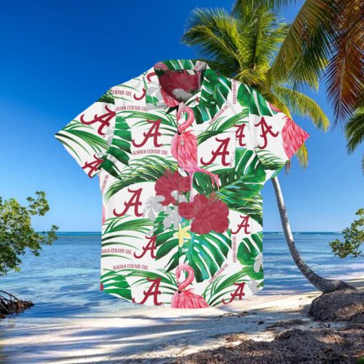 Alabama Crimson Tide Flamingo Hawaiian Shirt