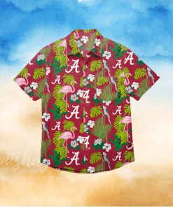 Alabama Crimson Tide Floral Hawaiian Shirt