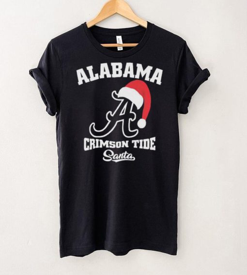 Alabama Crimson Tide Football Santa Hat Christmas Shirt