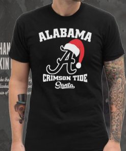 Alabama Crimson Tide Football Santa Hat Christmas Shirt