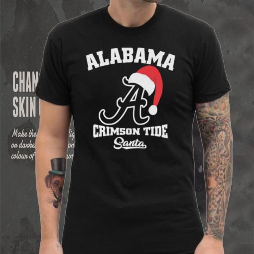 Alabama Crimson Tide Football Santa Hat Christmas Shirt