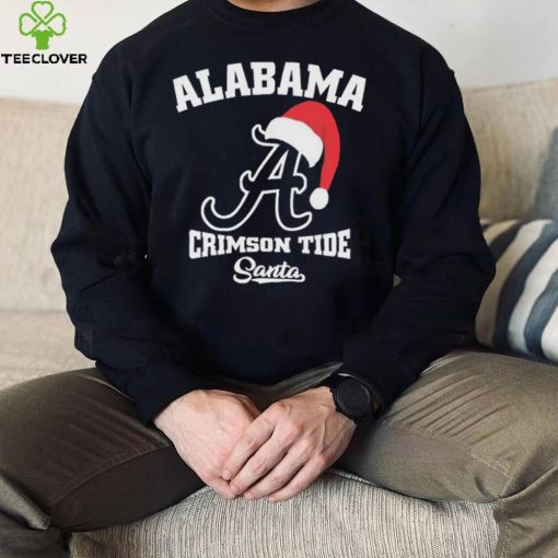 Alabama Crimson Tide Football Santa Hat Christmas Shirt