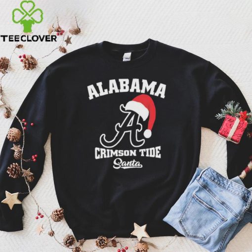 Alabama Crimson Tide Football Santa Hat Christmas Shirt