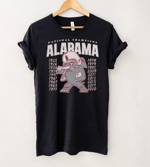 Alabama Crimson Tide Football Vintage Inspired Championship Shirt