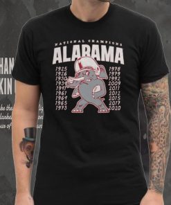 Alabama Crimson Tide Football Vintage Inspired Championship Shirt