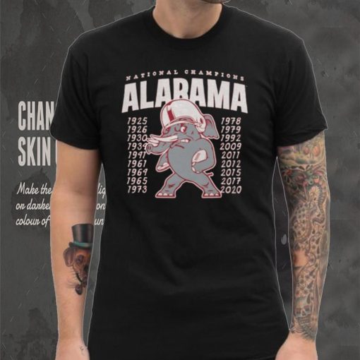 Alabama Crimson Tide Football Vintage Inspired Championship Shirt