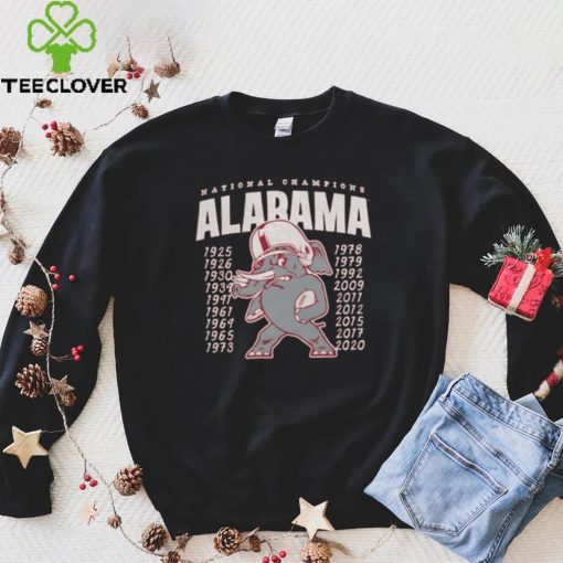 Alabama Crimson Tide Football Vintage Inspired Championship Shirt