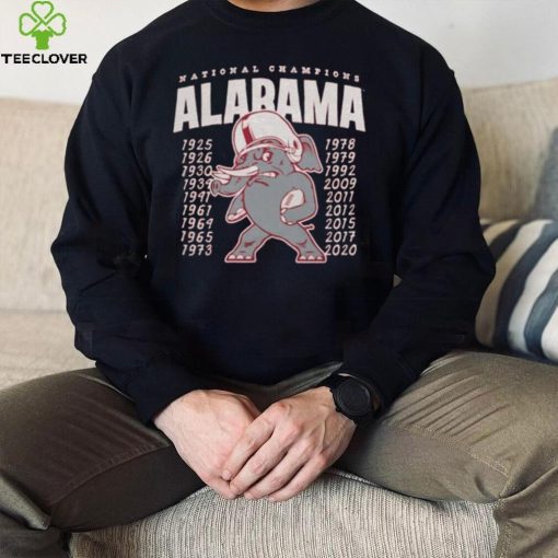 Alabama Crimson Tide Football Vintage Inspired Championship Shirt