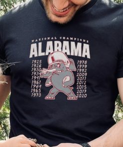 Alabama Crimson Tide Football Vintage Inspired Championship Shirt