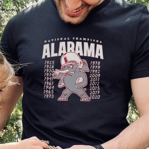 Alabama Crimson Tide Football Vintage Inspired Championship Shirt