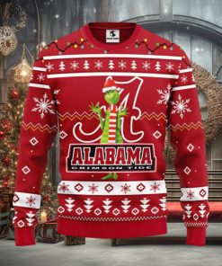 Alabama Crimson Tide Funny Grinch Christmas Ugly Sweater