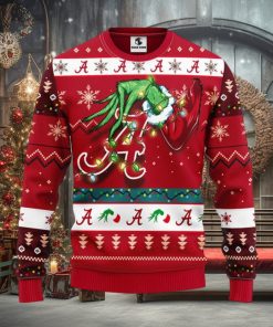 Alabama Crimson Tide Grinch Christmas Ugly Sweater
