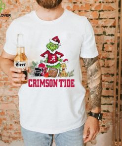 Alabama Crimson Tide Grinch and Max dog funny Christmas hoodie, sweater, longsleeve, shirt v-neck, t-shirt