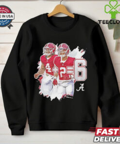 Alabama Crimson Tide Jalen Milroe 4 plus Ryan Williams 2 equals 6 hoodie, sweater, longsleeve, shirt v-neck, t-shirt