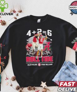 Alabama Crimson Tide Jalen Milroe x Ryan Williams Signature Roll Tide T Shirt