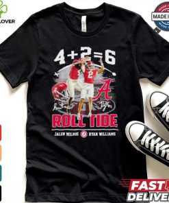 Alabama Crimson Tide Jalen Milroe x Ryan Williams Signature Roll Tide T Shirt