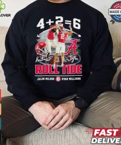 Alabama Crimson Tide Jalen Milroe x Ryan Williams Signature Roll Tide T Shirt