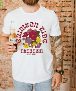 Alabama Crimson Tide League Collegiate Wear Two Hit Flower Tumble T Shirt
