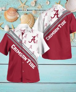 Alabama Crimson Tide Logo Printed Aloha Hawaiian Shirt Special Gift For Fans