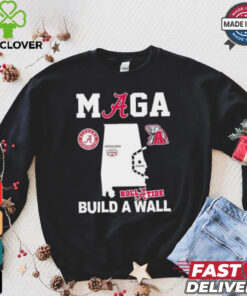 Alabama Crimson Tide MAGA Build A Wall Beat Georgia Shirt