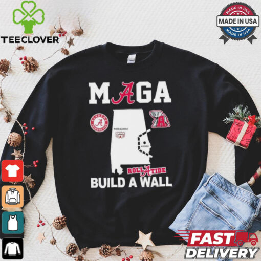 Alabama Crimson Tide MAGA Build A Wall Beat Georgia Shirt