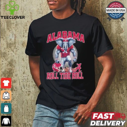 Alabama Crimson Tide Mascot Roll Tide Roll 2024 Shirt