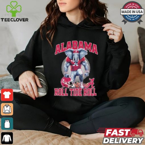 Alabama Crimson Tide Mascot Roll Tide Roll 2024 Shirt