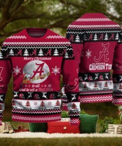 Alabama Crimson Tide Merry Christmas To All And To All A Roll Tide Ugly Sweater