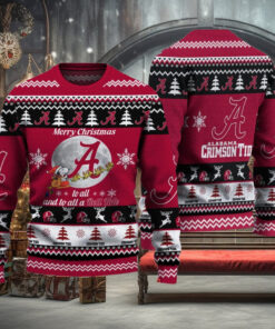 Alabama Crimson Tide Merry Christmas To All And To All A Roll Tide Ugly Sweater