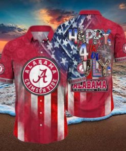 Alabama Crimson Tide NCAA 4th of july hawaiian shirt