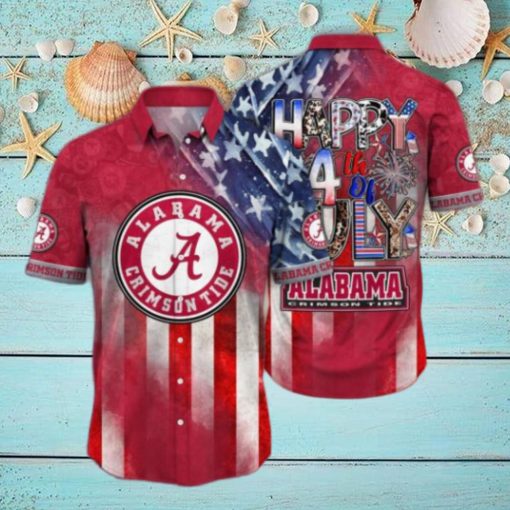 Alabama Crimson Tide NCAA 4th of july hawaiian hoodie, sweater, longsleeve, shirt v-neck, t-shirt