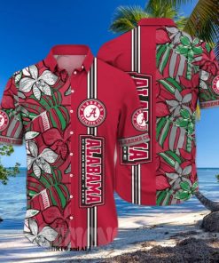 Alabama Crimson Tide NCAA Floral 3D Hawaiian Shirt