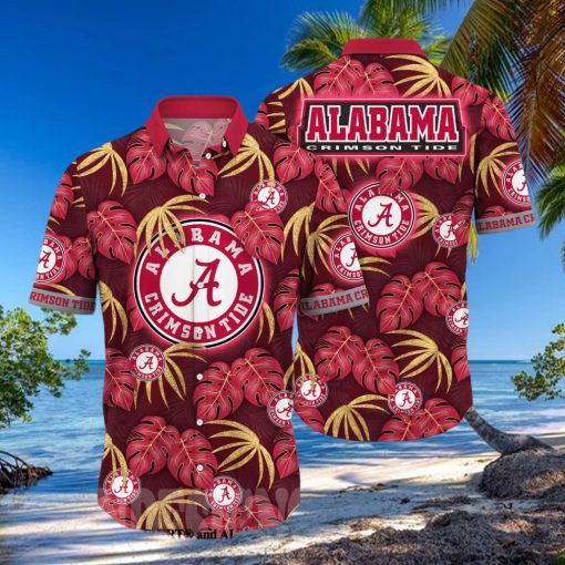 Alabama Crimson Tide NCAA Flower Full Print Classic Hawaiian Shirt