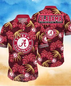 Alabama Crimson Tide NCAA Flower Full Print Classic Hawaiian Shirt