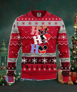 Alabama Crimson Tide NCAA Team HoHoHo Mickey Funny Men And Women Christmas Gift 3D Ugly Christmas Sweater
