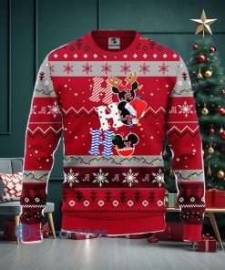 Alabama Crimson Tide NCAA Team HoHoHo Mickey Funny Men And Women Christmas Gift 3D Ugly Christmas Sweater