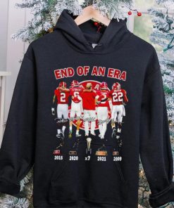 Alabama Crimson Tide Nick Saban end of an era signatures shirt