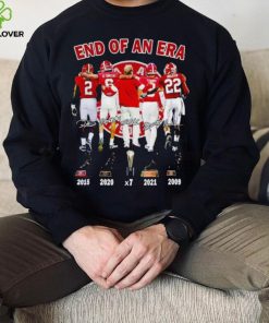 Alabama Crimson Tide Nick Saban end of an era signatures hoodie, sweater, longsleeve, shirt v-neck, t-shirt