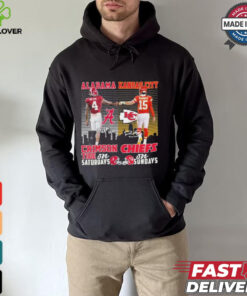 Alabama Crimson Tide On Saturdays X Kansas City Chiefs On Sundays Shirt