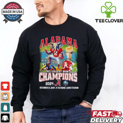 Alabama Crimson Tide Reliaquest Bowl Champions at Raymond James Stadium shirt