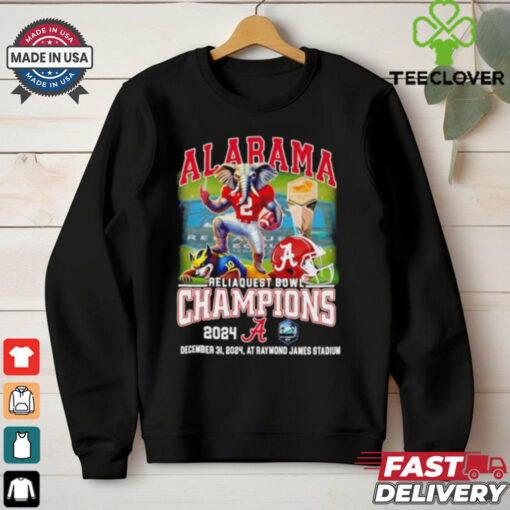 Alabama Crimson Tide Reliaquest Bowl Champions at Raymond James Stadium shirt