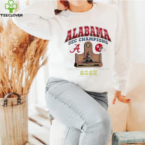 Alabama Crimson Tide SEC champions university of Alabama 2023 champions hoodie, sweater, longsleeve, shirt v-neck, t-shirt