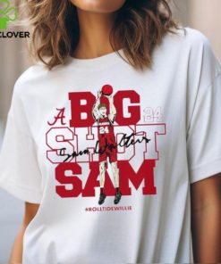 Alabama Crimson Tide Sam Walters big shot Sam 24 roll tide Willie signature shirt 2 Alabama Crimson Tide Sam Walters big shot Sam 24 roll tide Willie signature shirt