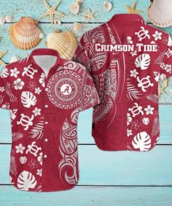 Alabama Crimson Tide Samoan Print Hawaiian Shirt