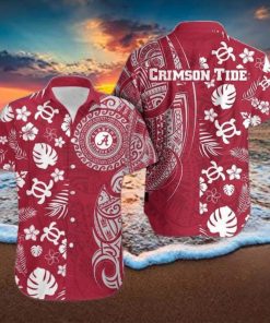 Alabama Crimson Tide Samoan Print Hawaiian Shirt