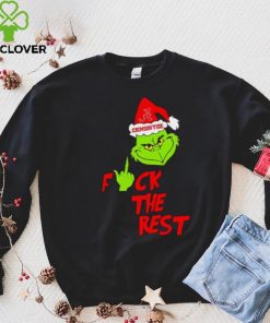 Alabama Crimson Tide Santa Grinch fuck the rest hoodie, sweater, longsleeve, shirt v-neck, t-shirt