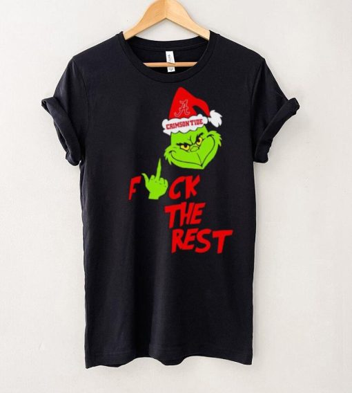 Alabama Crimson Tide Santa Grinch fuck the rest hoodie, sweater, longsleeve, shirt v-neck, t-shirt