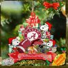 Clemson Tigers Snoopy Christmas NCAA Ornament Personalized Your Family Name