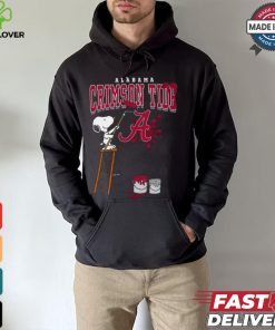 Alabama Crimson Tide Snoopy Painting Shirt