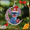 Alabama Crimson Tide Stitch Christmas Ornament NCAA And Stitch With Moon Ornament